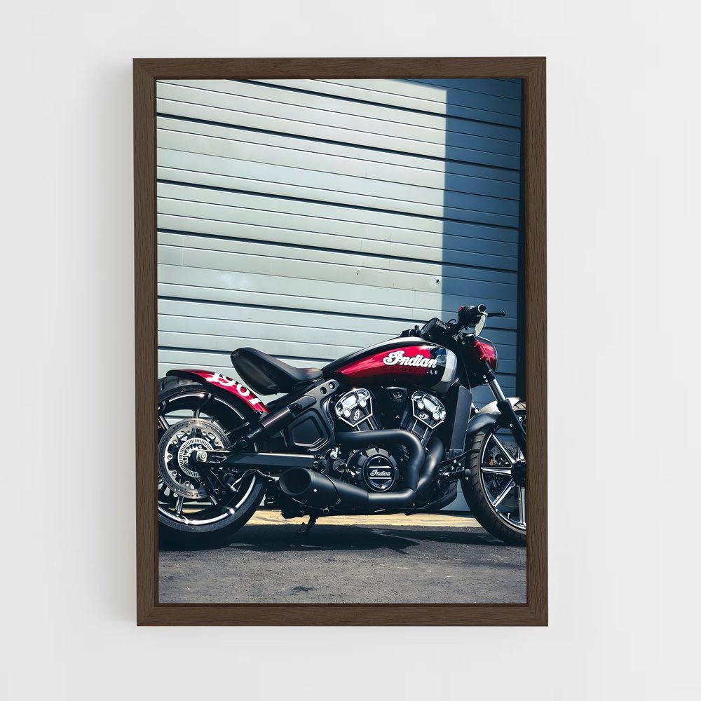 Poster Chrome et Carburant – affiche Indian Motorcycle (vue 5)